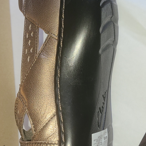 Clarks Women's Ashland Spin Q Loafer, Pewter, 7.5 M - Picture 6 of 13